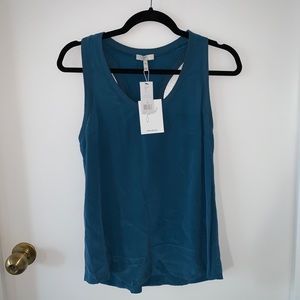 NWT: JOIE “Alicia” Silk Racerback Tank